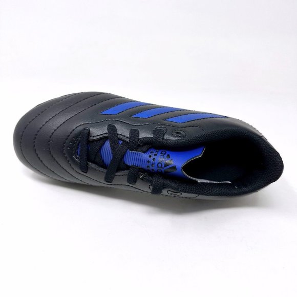 Adidas Goletto VIII FG J Black Blue Kids Youth Size 1 Soccer Cleats GX6906 - Picture 4 of 6